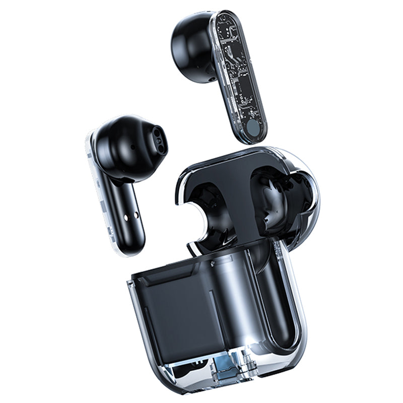 TM10 Wireless Bluetooth 5.3 Gaming Headset TWS Earbuds Translucent Low Latency Headphone TM10 Wireless Bluetooth 5.3 Gaming Headset TWS Earbuds Translucent Low Latency Headphone